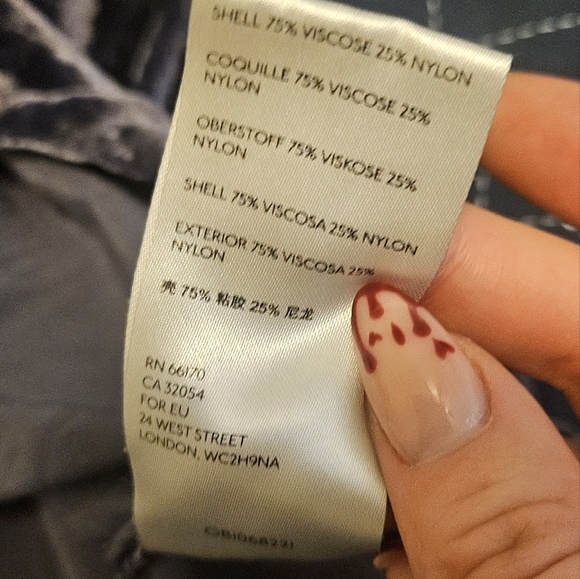 Free People Adelle Velvet Tunic Babydoll Dress Blue Size XS - Picture 10 of 10